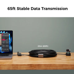 20m (65ft) USB-A to USB-C 3.0 Cable