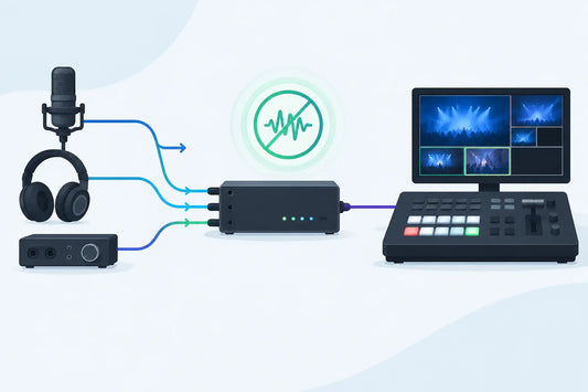 How to Route Audio Into a Switcher Without Noise