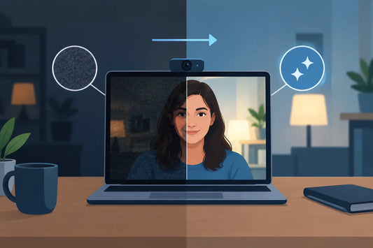 How to Reduce Webcam Noise in Low-Light Video