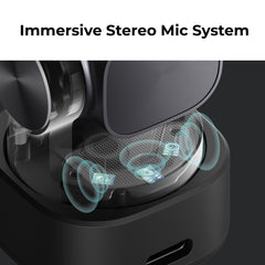 OBSBOT Tiny 3 AI-Powered Spatial Audio 4K PTZ Webcam