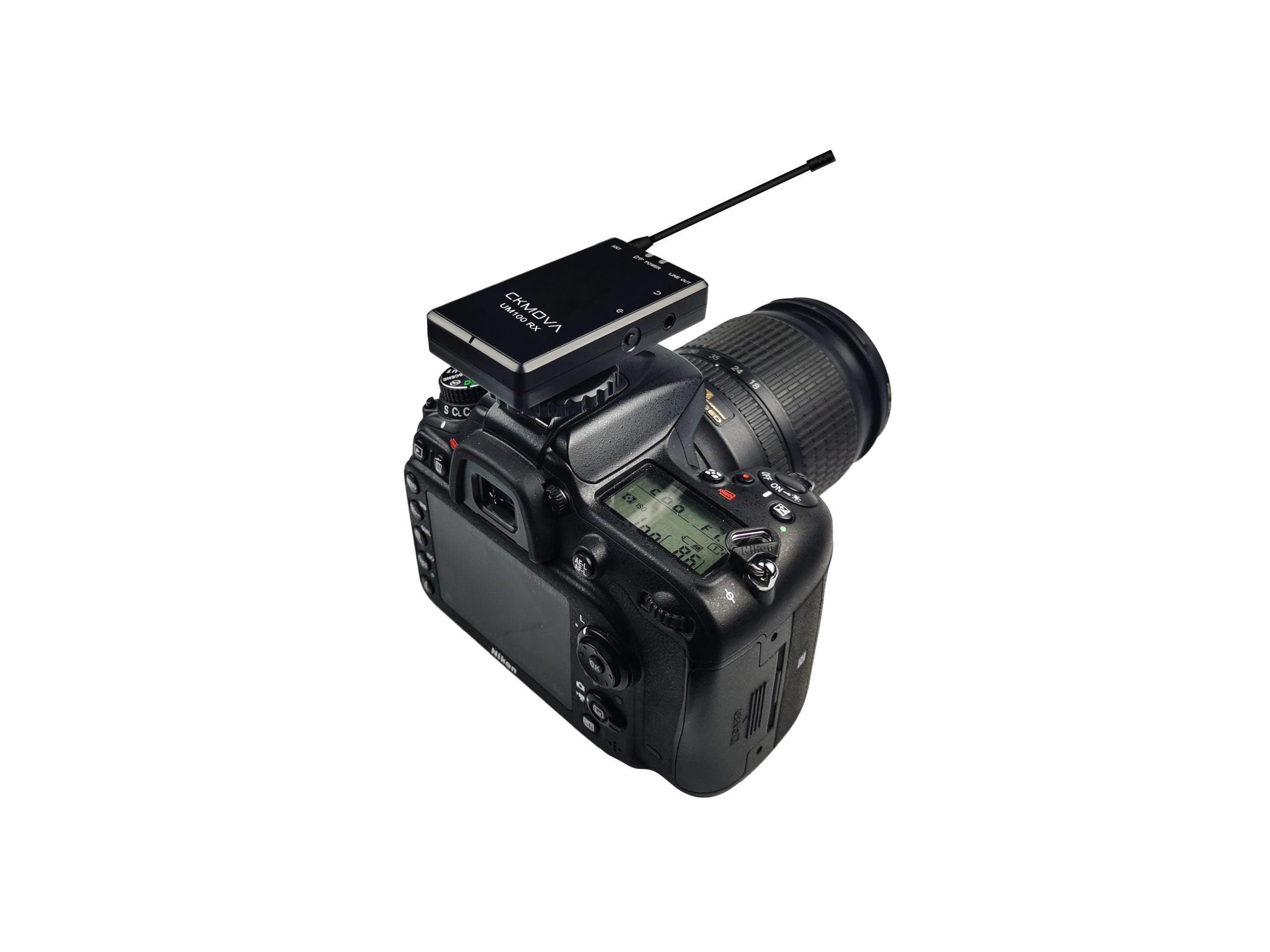 CKMOVA UM100 Kit5 Lightning Output UHF Dual-Channel Wireless Microphone