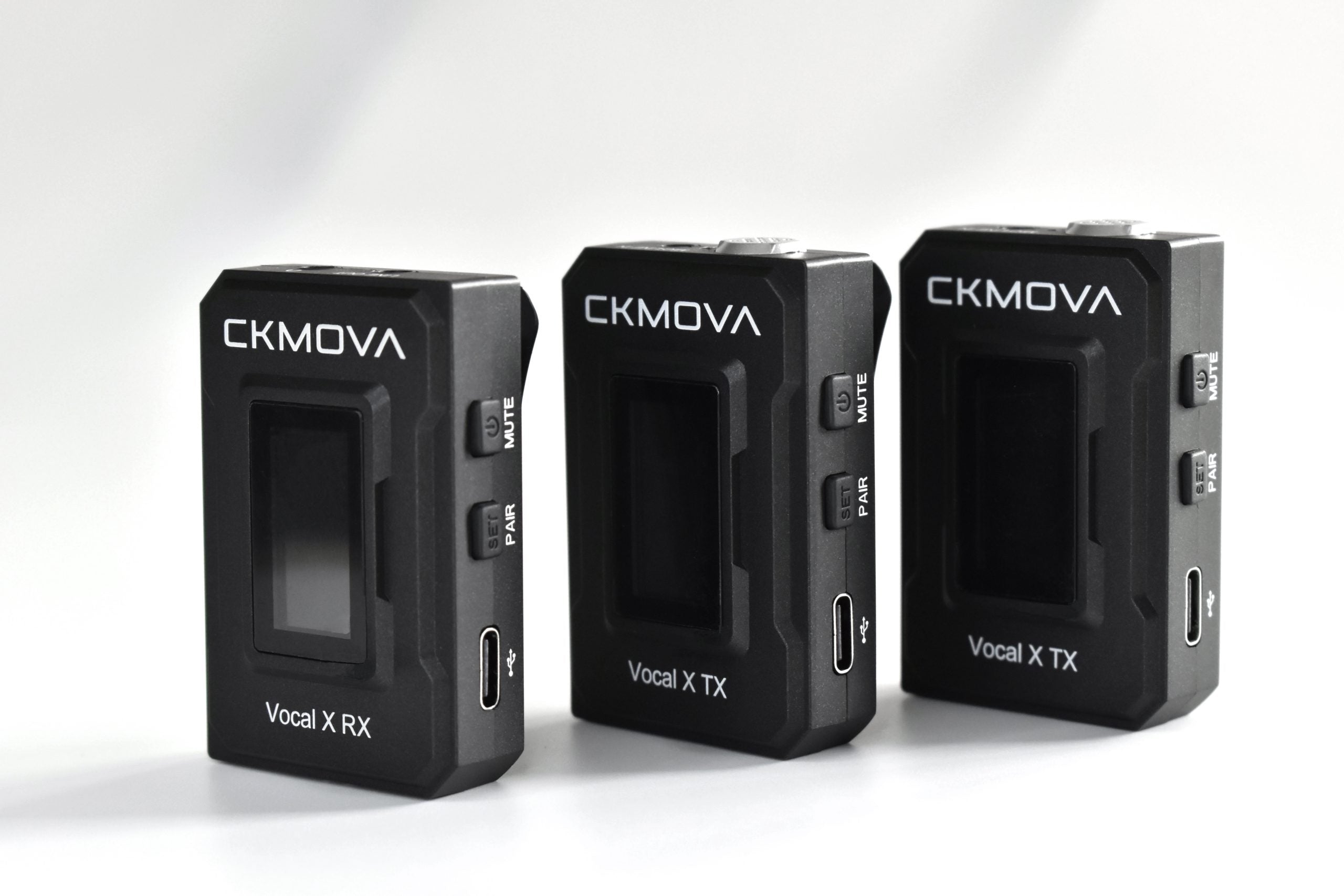 CKMOVA Vocal X V2 UltraCompact 3.5mm Output 2.4GHz Dual-Channel Wireless Microphone