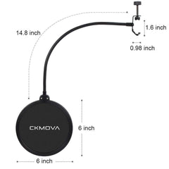 CKMOVA SPS-1 Dual Layered Professional Microphone Pop Filter