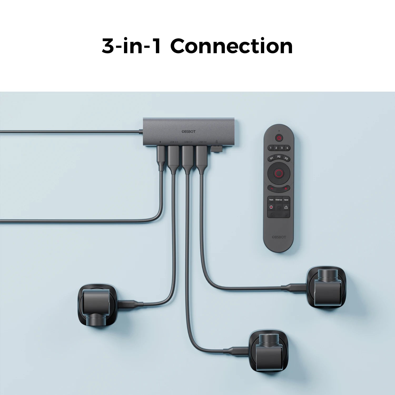 3-in-1 USB 3.0 Hub