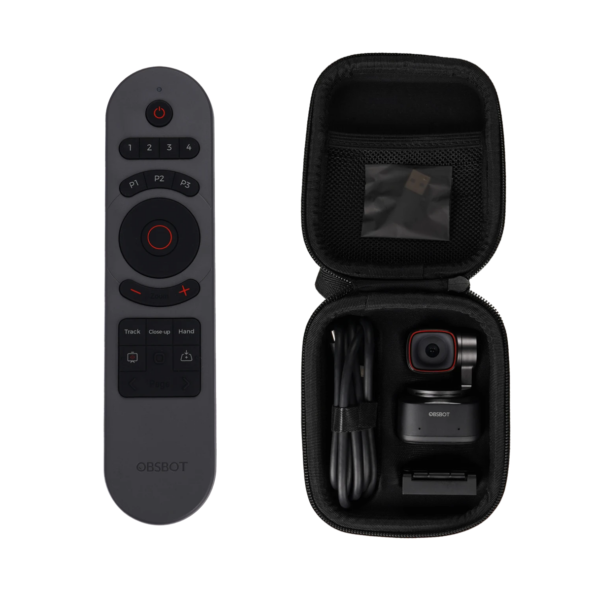 OBSBOT TINY 2 1/1.5" CMOS Pure 4K AI Powered PTZ Webcam