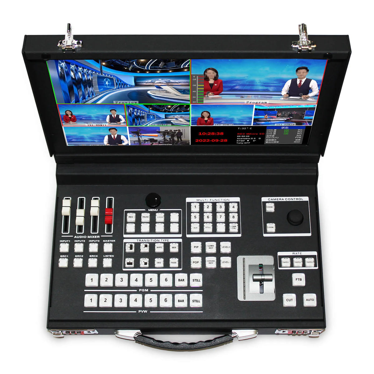 CineTreak Rec Streaming Video Switcher CTR9508