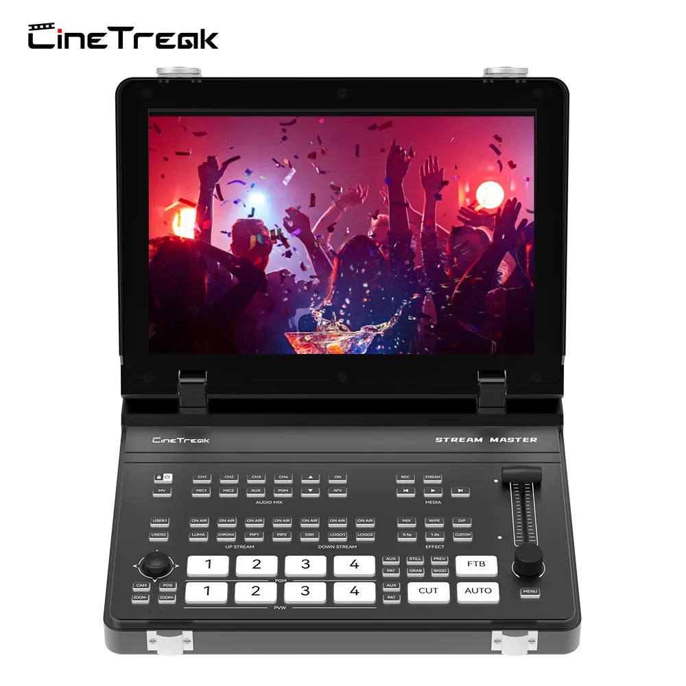 Cinetreak Stream Master Multi-Channel SDI & HDMI Video Production Switcher