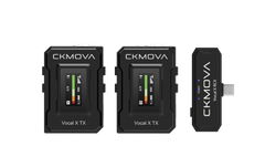 CKMOVA Vocal X V3 Ultra-Compact 2.4GHz Dual-Channel Wireless Microphone