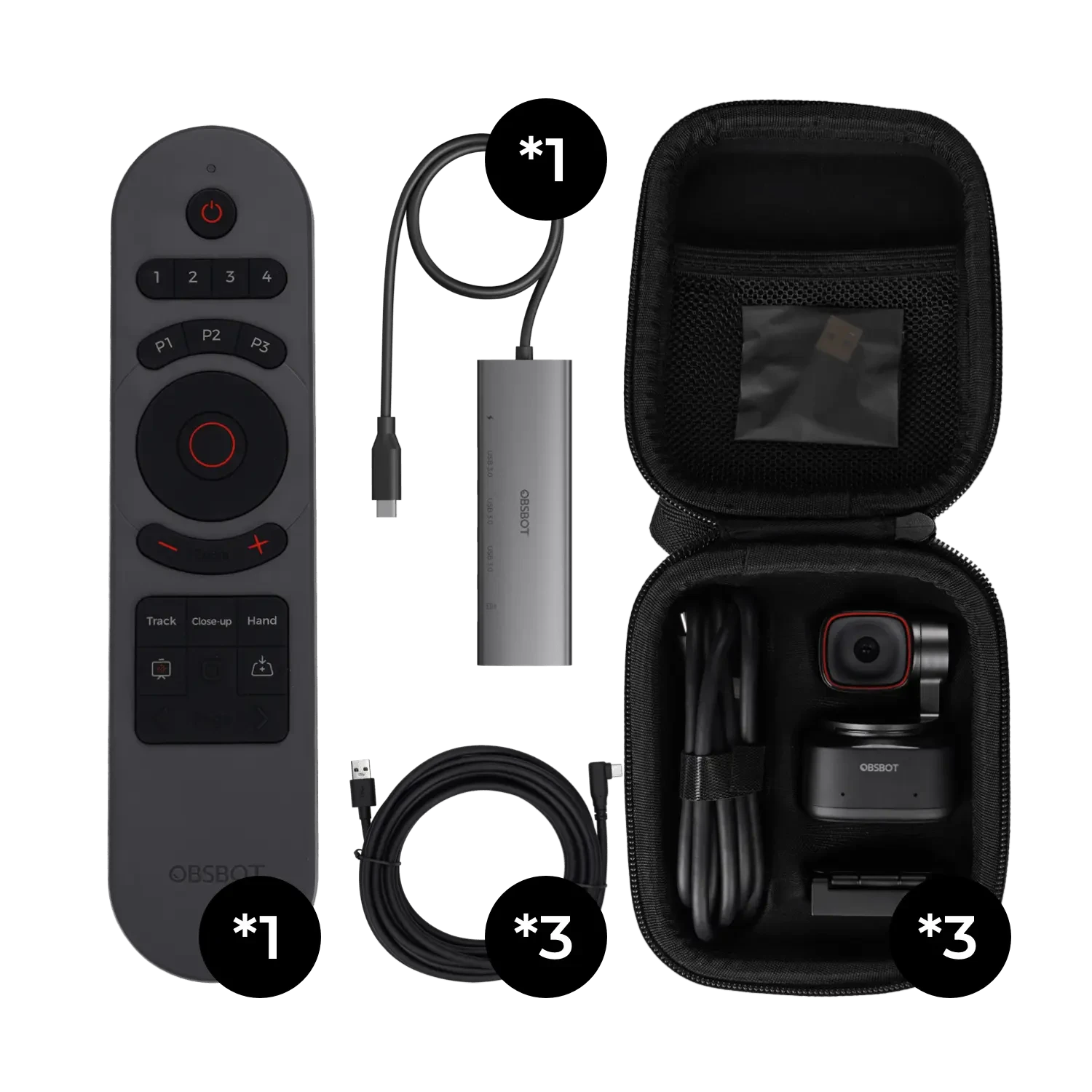 OBSBOT TINY 2 1/1.5" CMOS Pure 4K AI Powered PTZ Webcam