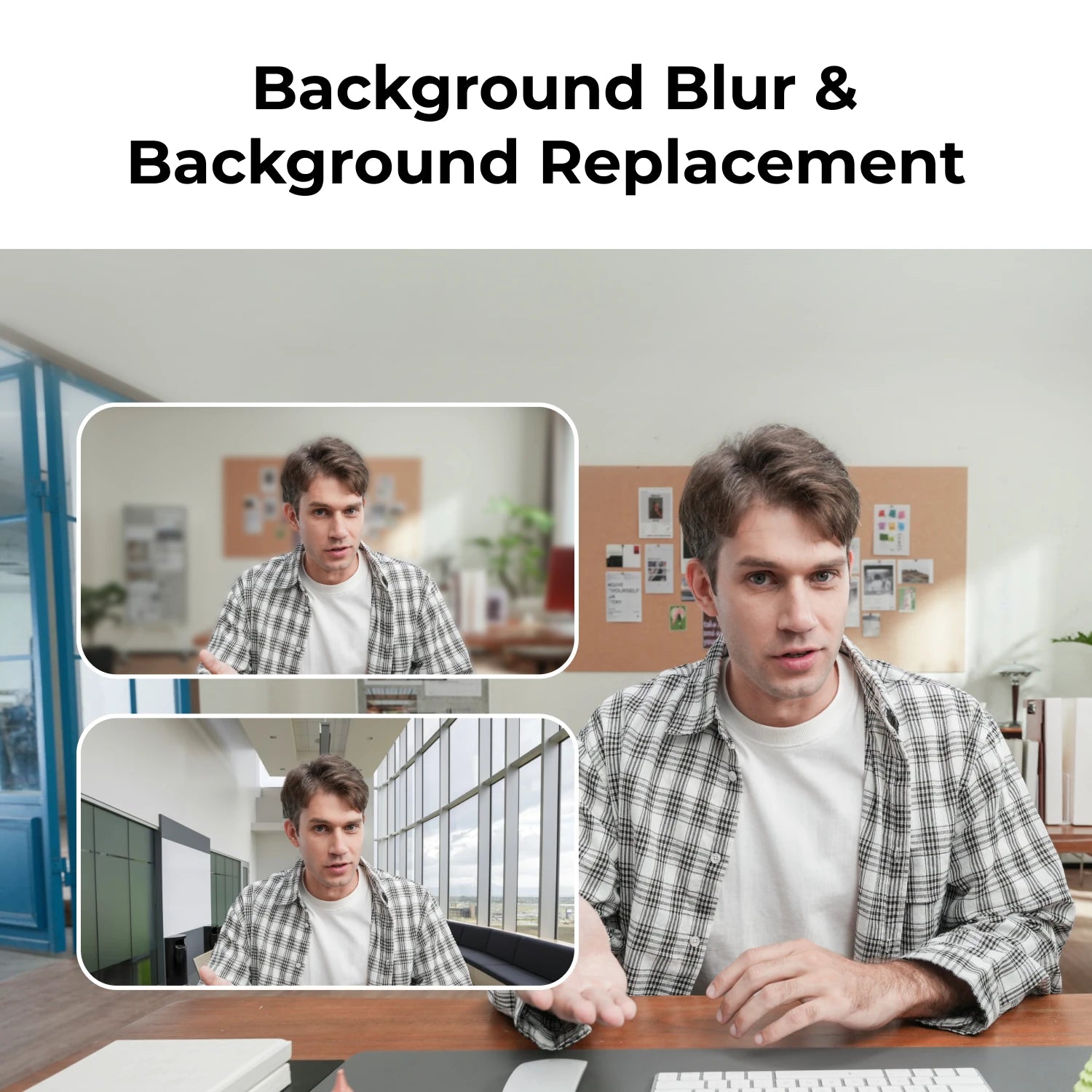 OBSBOT Meet Flip AI-Powered Foldable 4K Webcam