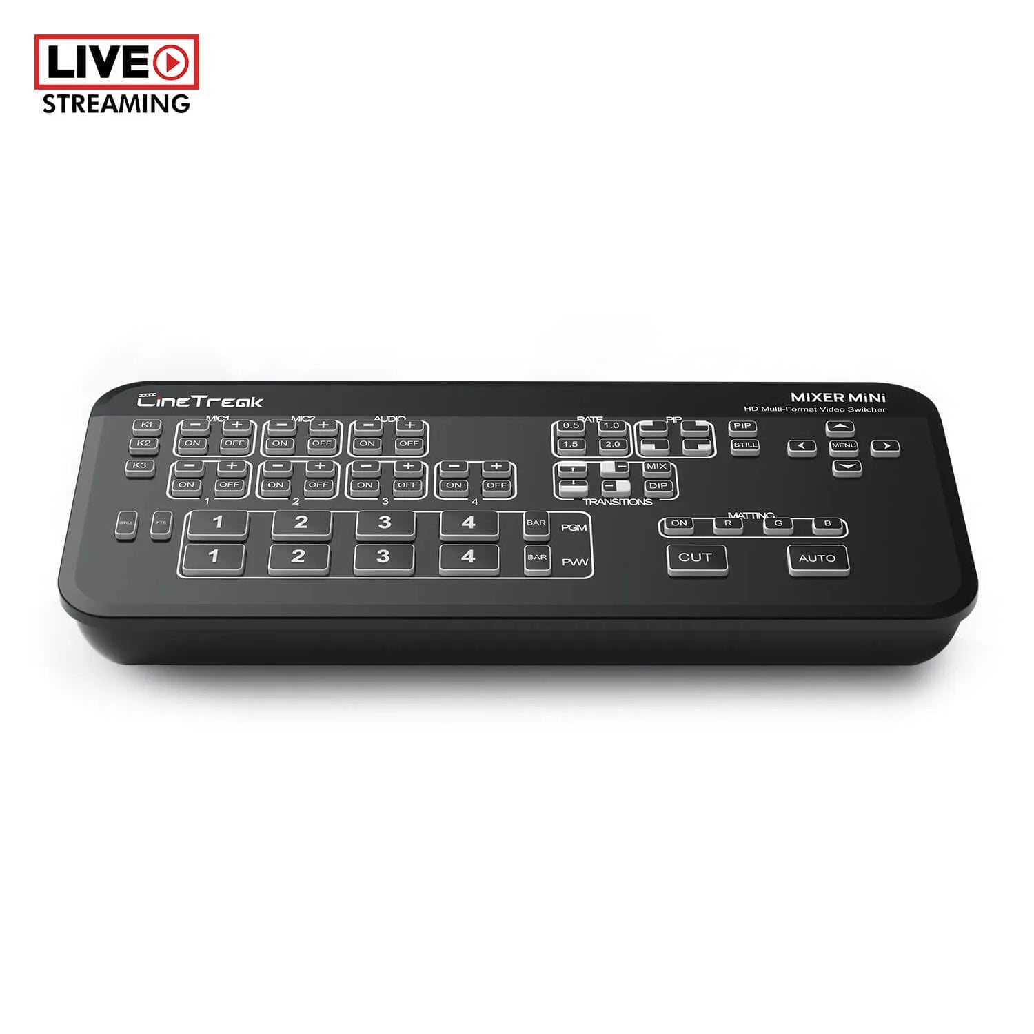 CineTreak Mixer MiNi FHD Live Streaming Switcher