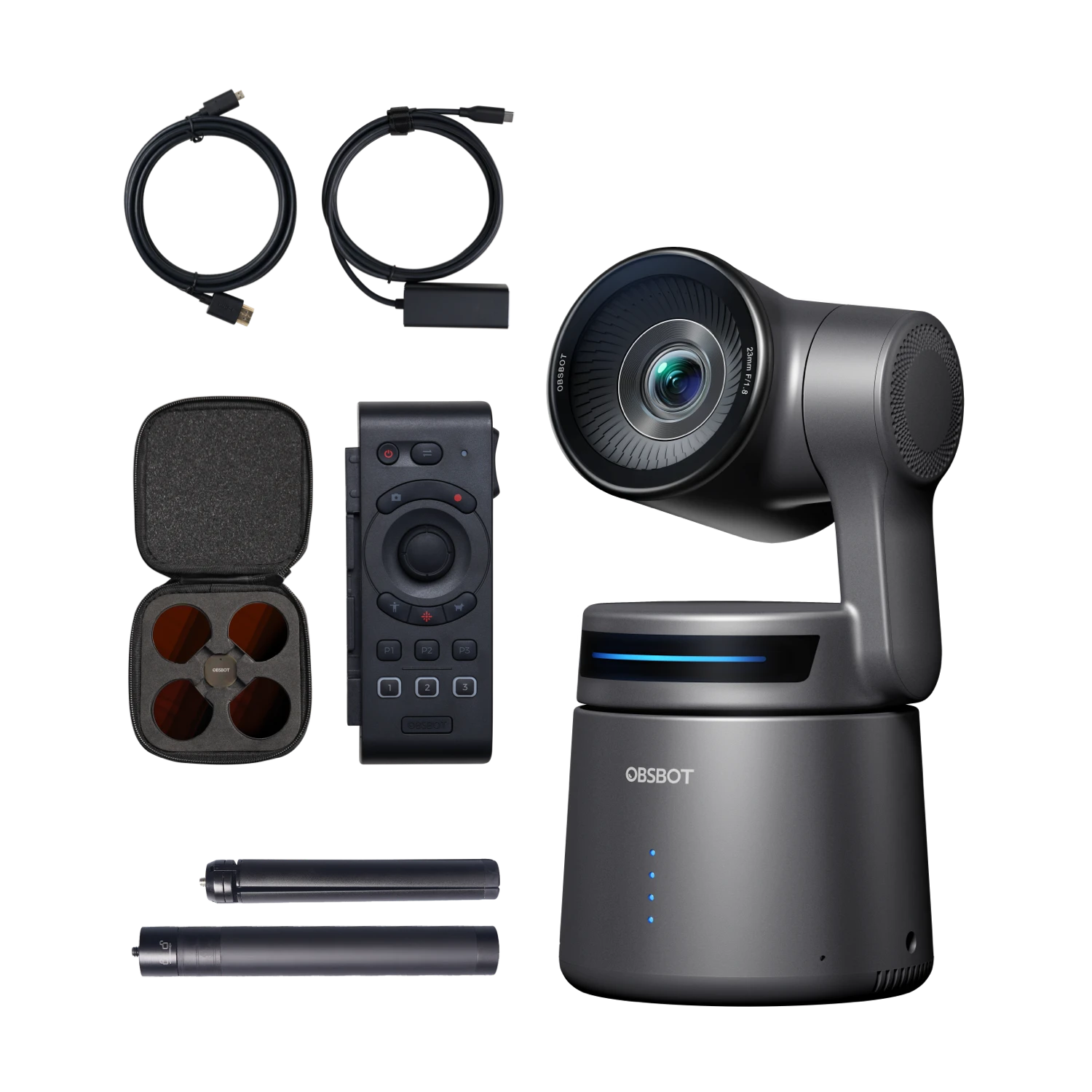 OBSBOT Tail Air AI-Powered 4K PTZ Streaming Camera with NDI Version