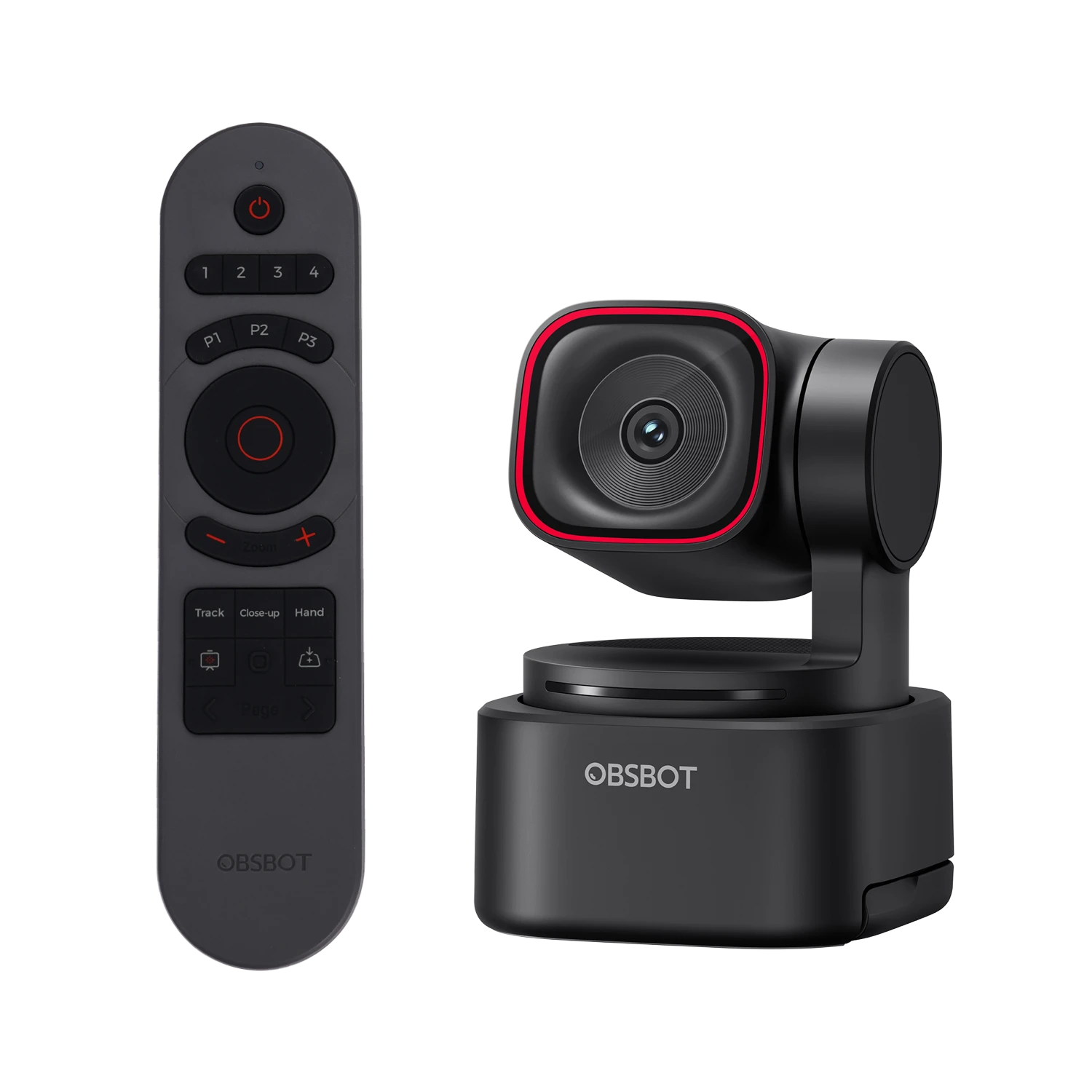 OBSBOT Tiny 3 Lite AI-Powered Spatial Audio 4K PTZ Webcam