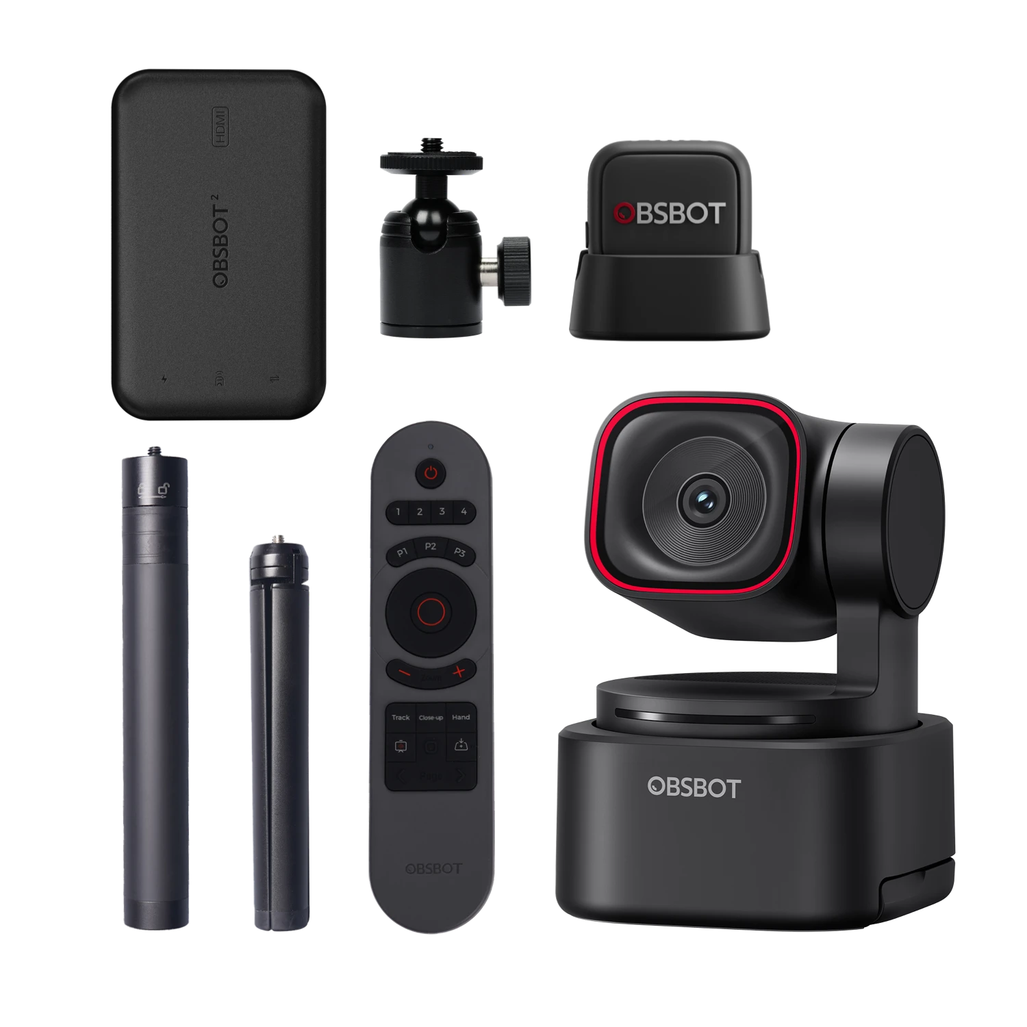 OBSBOT Tiny 3 Lite AI-Powered Spatial Audio 4K PTZ Webcam