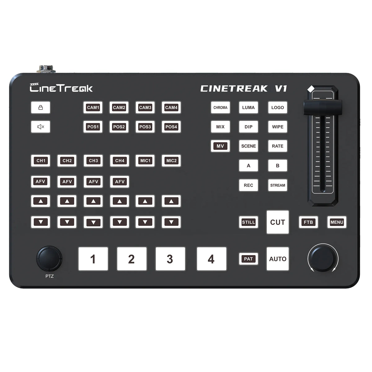 CineTreak V1 Support Vertical & Horizontal Live Streaming Video Switcher
