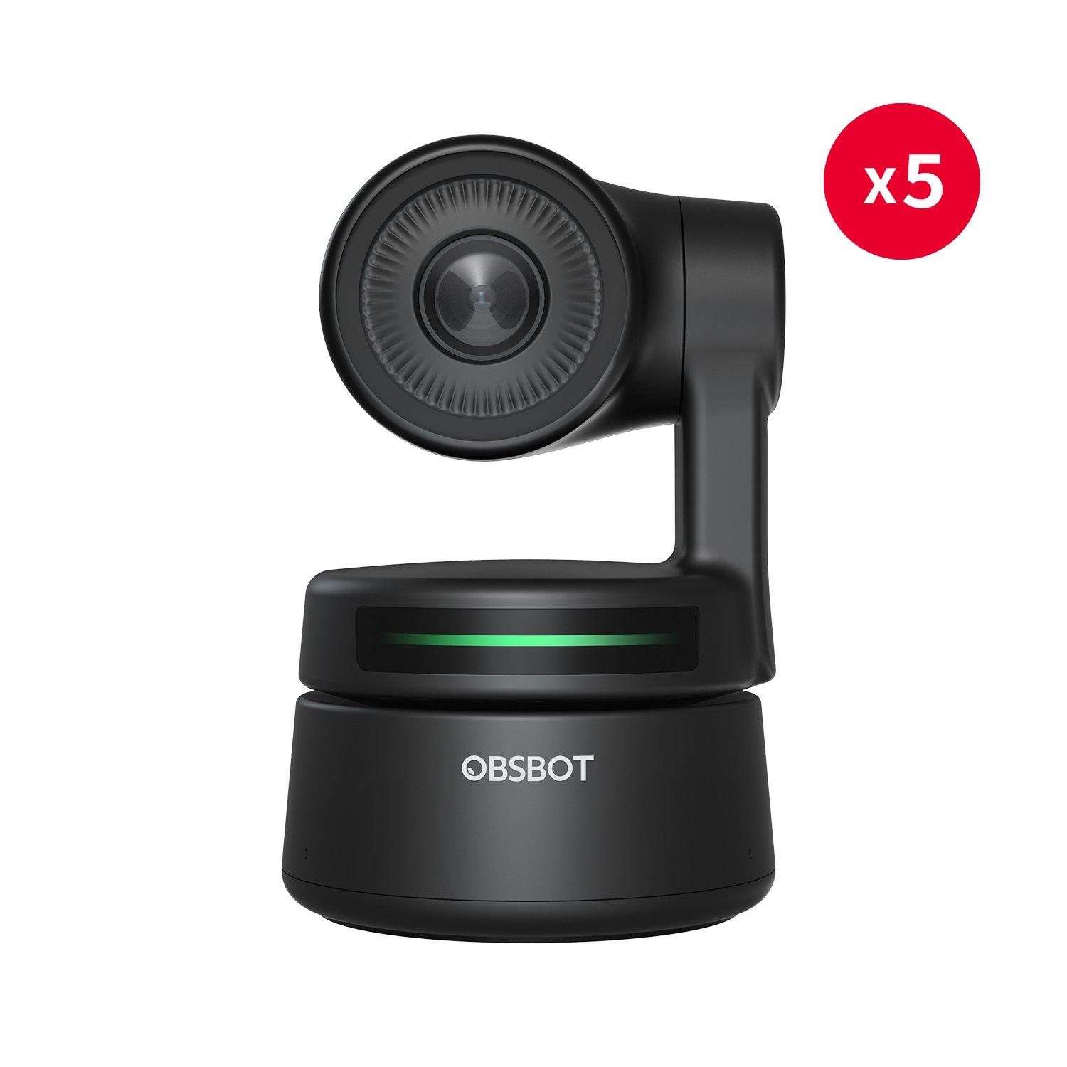OBSBOT TINY 1080P AI Powered Auto Tracking PTZ Webcam